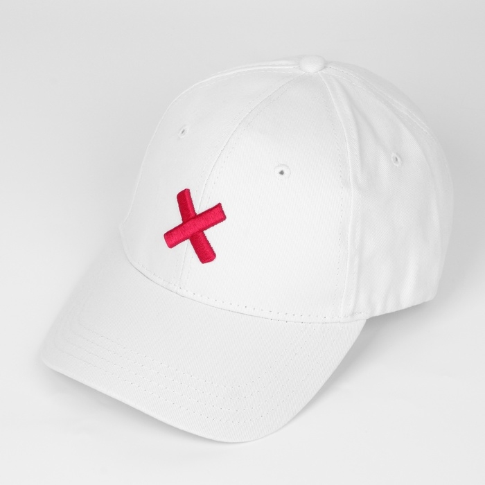 Кепка женская Yes/No, с лентой, цвет белый, р-р 56 Кепка женская Yes/No, с лентой, цвет белый, р-р 56