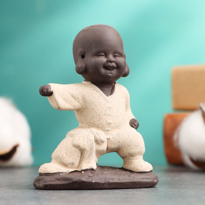 Фигурка Фигурка "Будда каратист", 7х9 см, МИКС