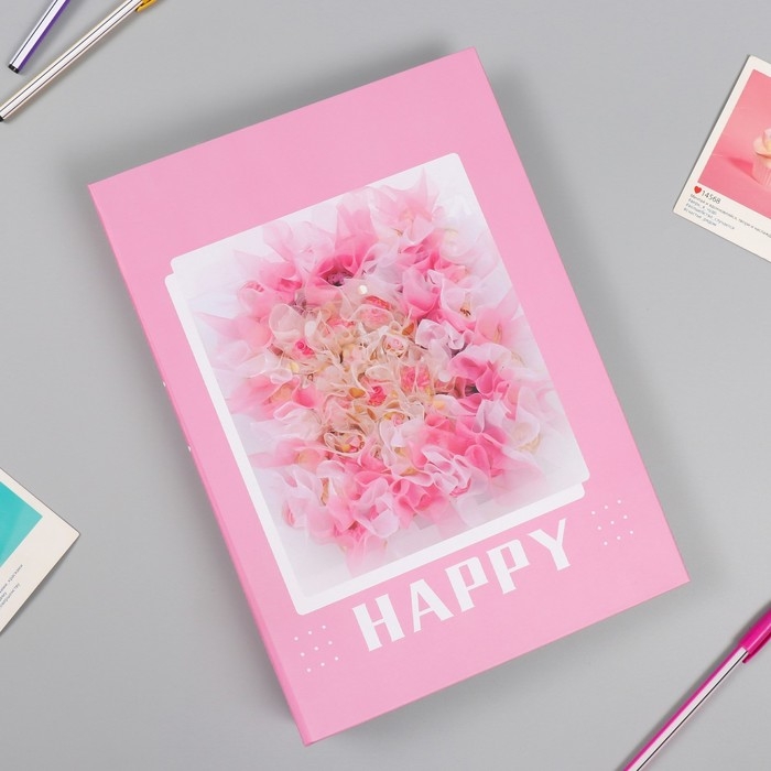 Фотоальбом на 200 фото 15х21 "Букет" МИКС 33х23,5х5,5 см