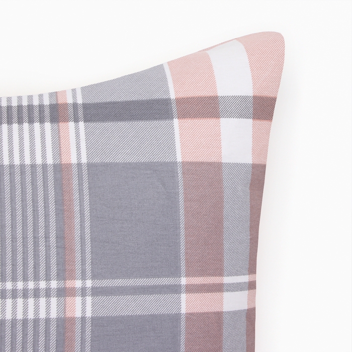 Наволочка LoveLife "Клетка" 50*70, 100%хлопок, сатин, 125г/м&sup2;