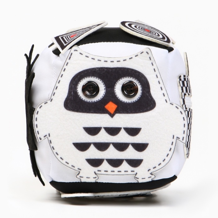 Развивающий бизикубик мягкий «Совушка», по методике Г. Домана, Крошка Я Развивающий бизикубик мягкий «Совушка», по методике Г. Домана, Крошка Я