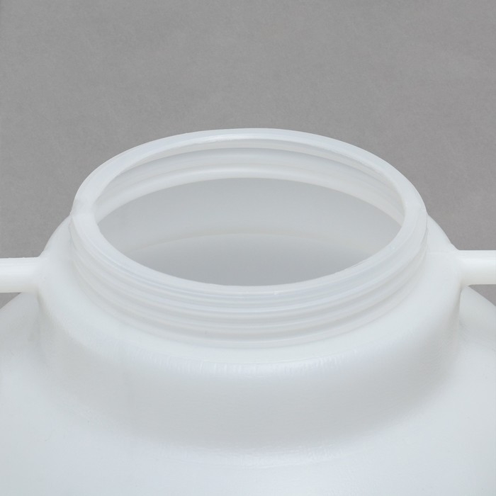 Фляга-бочка пищевая, 10 л, белая