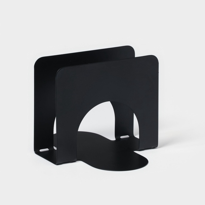 Салфетница Доляна &laquo;Трансформер&raquo;, 10&times;12 см, чёрная