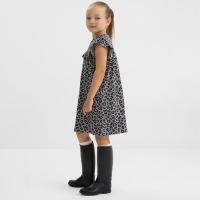 Платье детское с рюшами KAFTAN Trendy grey р.30 (98-104) Платье детское с рюшами KAFTAN Trendy grey р.30 (98-104)