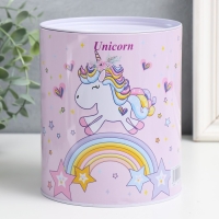 Копилка металл банка"Единорог на радуге" н-р 5 шт 7,5х10,5;8,5х11,5;9х12,5;10х14;13,5х16 см Копилка металл банка"Единорог на радуге" н-р 5 шт 7,5х10,5;8,5х11,5;9х12,5;10х14;13,5х16 см