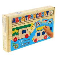 Пазл конструктор деревянный «Автотранспорт» Пазл конструктор деревянный «Автотранспорт»