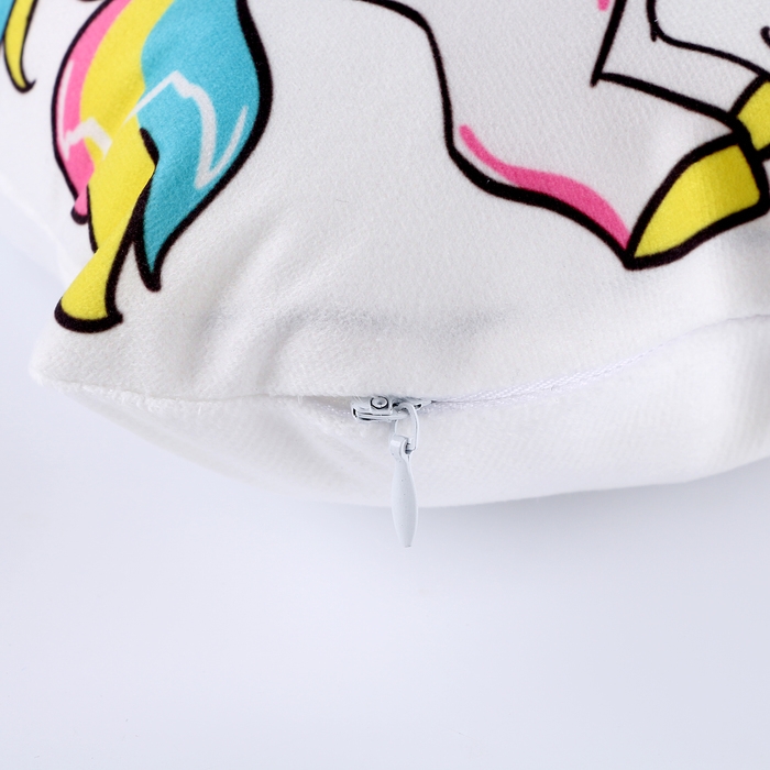 Подушка декоративная Подушка декоративная "Единорог и девочка"