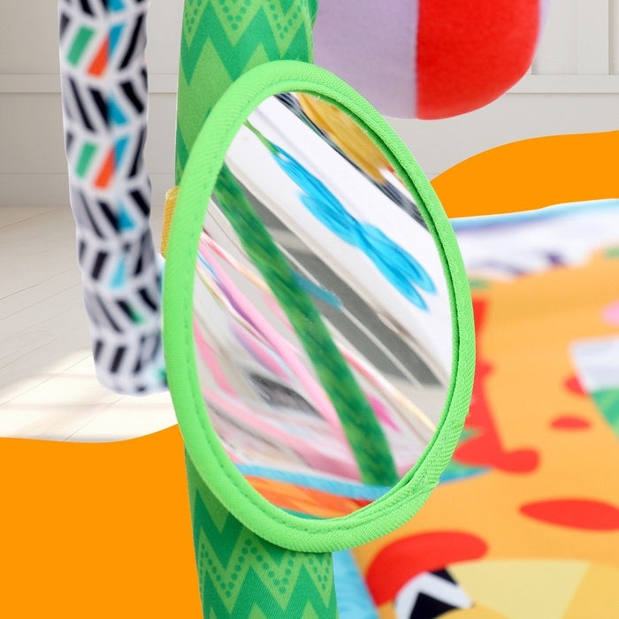 Развивающий коврик &laquo;Любимый зоопарк&raquo;, цвет синий