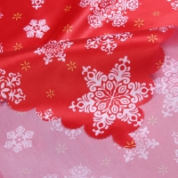 Скатерть Доляна "Snow" 145х110 см, 100% п/э