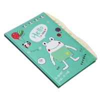 Записная книжка подарочная на замке, А6+, 48 листов, линия "Веселые животные", МИКС Записная книжка подарочная на замке, А6+, 48 листов, линия "Веселые животные", МИКС