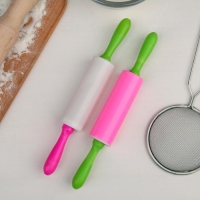 Скалка, 21 см, рабочая часть 9 см, цвет МИКС Скалка, 21 см, рабочая часть 9 см, цвет МИКС