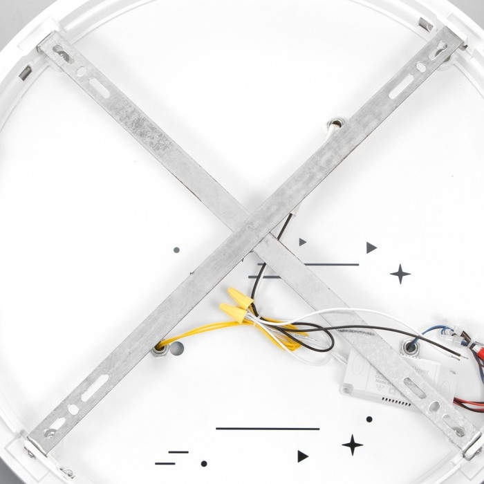 Светильник Светильник "Ракета в космосе" LED 48Вт Е27 бело-синий 47х47х15 см BayerLux