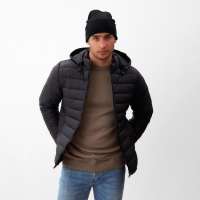 Куртка мужская на молнии Collorista цвет черный, р-р 54