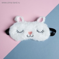 Маска для сна «Заяц», цвет белый Маска для сна «Заяц», цвет белый