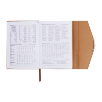 Органайзер на кольцах, А5, 140л, клетка, обл.кожзам, Стиль, коричневый Органайзер на кольцах, А5, 140л, клетка, обл.кожзам, Стиль, коричневый