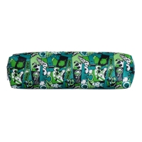 Пенал школьный на молнии Calligrata "Комикс", зелёный Пенал школьный на молнии Calligrata "Комикс", зелёный