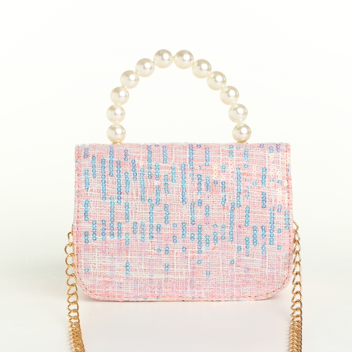 Сумка детская для девочки на клапане &laquo;Выбражулька&raquo;, цвет розовый