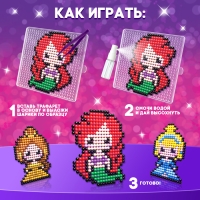 Аквамозаика &laquo;Принцессы: Рапунцель, Русалочка, Белль, Золушка&raquo;, 4 фигурки, 1000 шариков