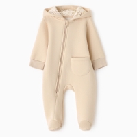 Комбинезон детский MINAKU "Nature", цвет бежевый, рост 56-62 см