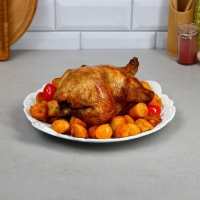 Блюдо «Вероника», круглое, фарфор, Иран Блюдо «Вероника», круглое, фарфор, Иран