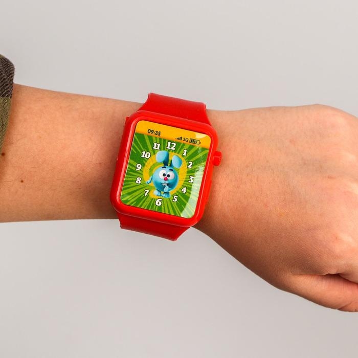 Часы музыкальные &laquo;Смешарики: Весёлые часики&raquo;, звук, работает от батареек