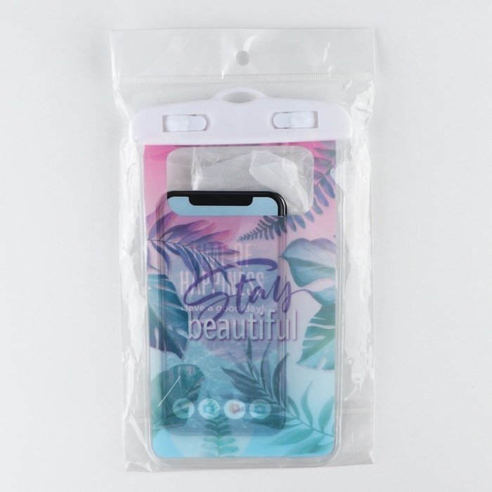Водонепроницаемый чехол &laquo;Stay beautiful&raquo;, 12 х 21 см