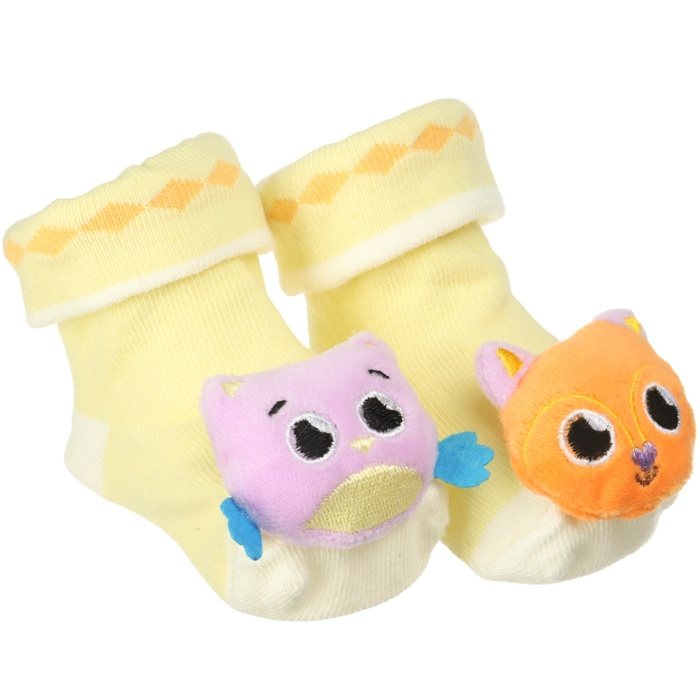 Подарочный набор &laquo;Погремушки на ручки и ножки: Зверята&raquo;, 4 шт, Крошка Я