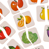 Картинки-половинки «Овощи-фрукты» Картинки-половинки «Овощи-фрукты»