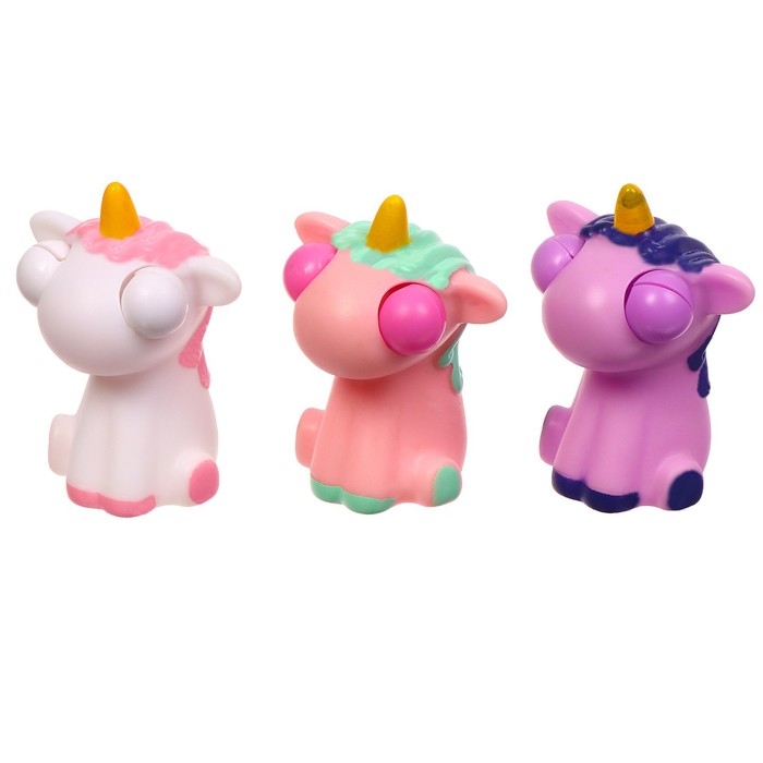 Игрушка-антистресс «Пучеглазый единорог», в шоубоксе Игрушка-антистресс «Пучеглазый единорог», в шоубоксе