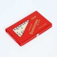 Домино "Форкас", 9 х 15 см, костяшка 4 х 2 см, красное Домино "Форкас", 9 х 15 см, костяшка 4 х 2 см, красное