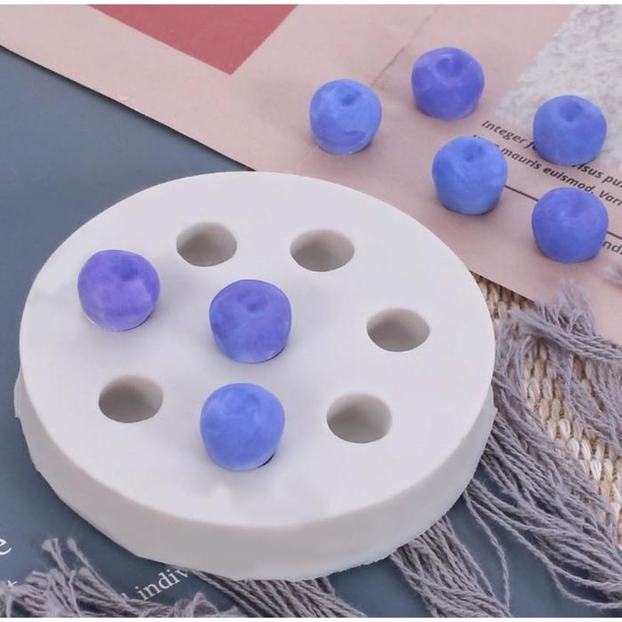 Молд силикон Молд силикон "Черника" 8 предметов 1,4х7,4х7,4 см