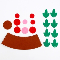 Цветы своими руками в горшочке «Букет розовых цветочков», набор для творчества на 8 марта Цветы своими руками в горшочке «Букет розовых цветочков», набор для творчества на 8 марта