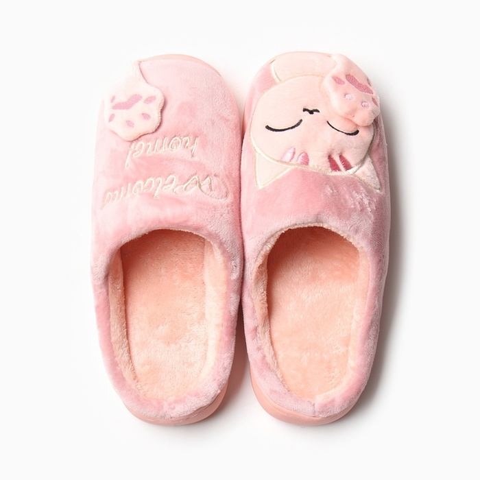 Тапочки женские размер 36-37, цвет розовый