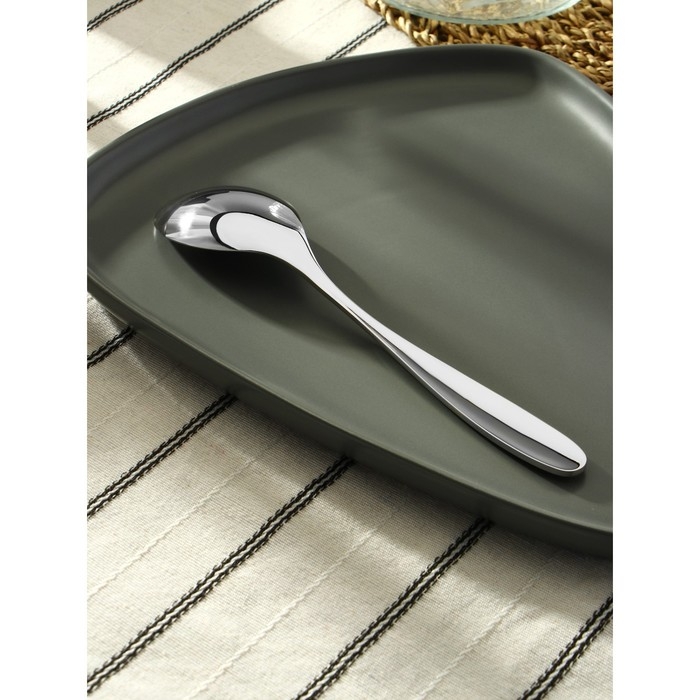 Ложка столовая из нержавеющей стали &laquo;Марио&raquo;, длина 20 см, цвет серебряный