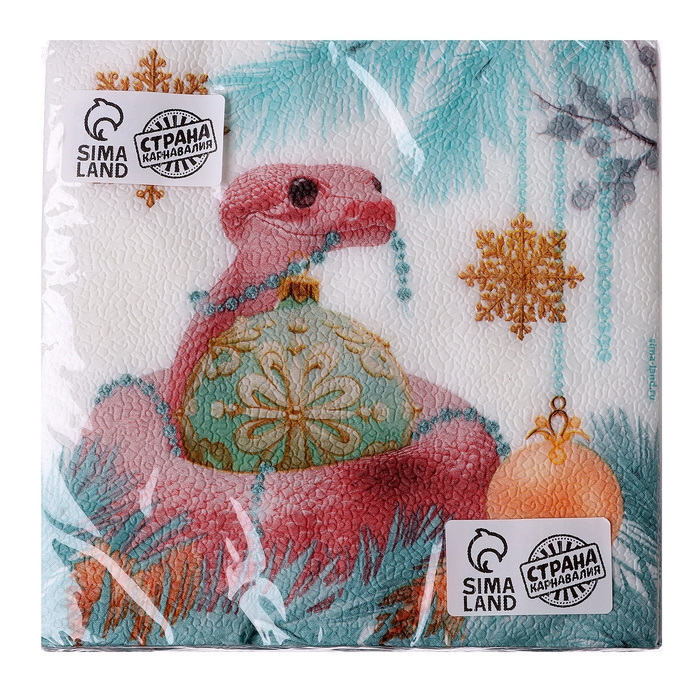 Салфетки новогодние бумажные «С Новым Годом», 33х33 см, двухслойные, 20 шт. Салфетки новогодние бумажные «С Новым Годом», 33х33 см, двухслойные, 20 шт.