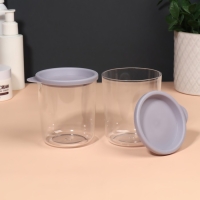 Набор органайзеров для хранения косметических принадлежностей «Eva», 22,8 × 15,9 × 13,8 см, с зеркалом, цвет сиреневый Набор органайзеров для хранения косметических принадлежностей «Eva», 22,8 × 15,9 × 13,8 см, с зеркалом, цвет сиреневый