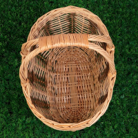 Корзина «Пикник», дно:32×15 см, верх:42×28 см, H=21/37 см, лоза Корзина «Пикник», дно:32×15 см, верх:42×28 см, H=21/37 см, лоза