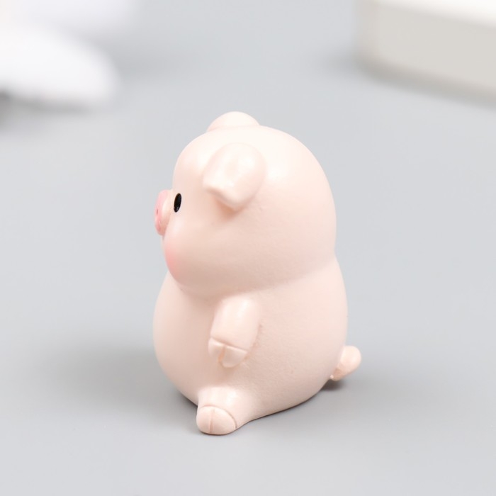 Фигурка для флорариума полистоун "Маленький хрюн" 2,2х2,7 см