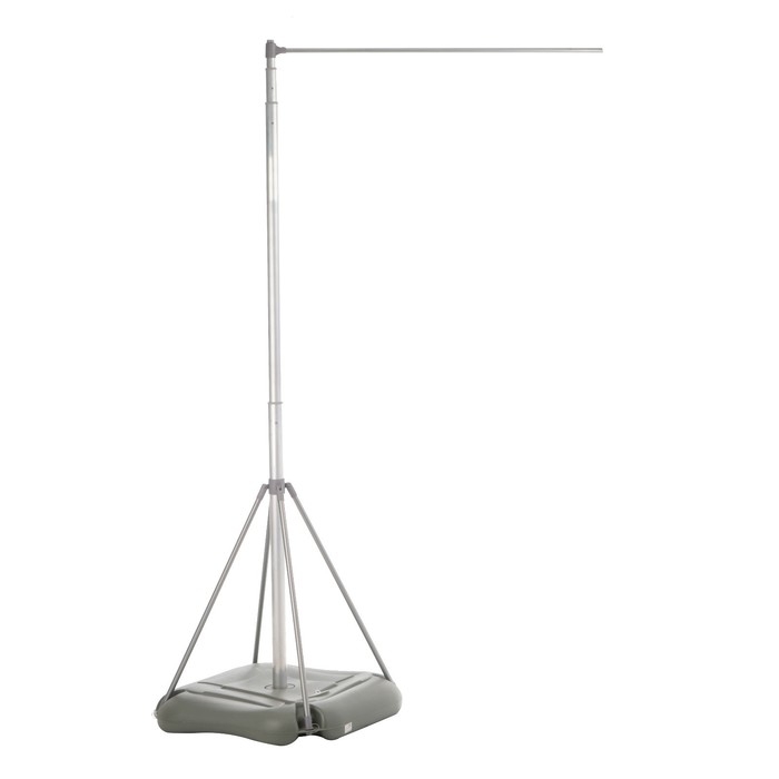 Флагшток напольный 5 м, телескопический, платформа 80 х 80 см