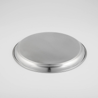 Поднос из нержавеющей стали Доляна &laquo;Индия&raquo;, d=35 см, цвет серебряный