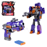 Бластер &laquo;Титан&raquo;, трансформируется, стреляет мягкими пулями, цвет фиолетовый