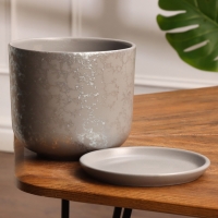 Горшок цветочный Питон серый 1.6 л Горшок цветочный Питон серый 1.6 л