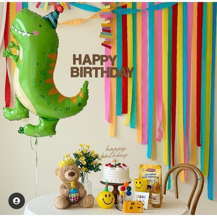 Шар фольгированный 32" &laquo;Дракон в колпаке&raquo;, цвет зелёный