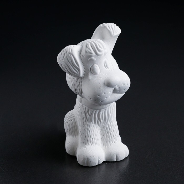 Фигура для раскраски Фигура для раскраски "Пес сидит" 12х8х8см