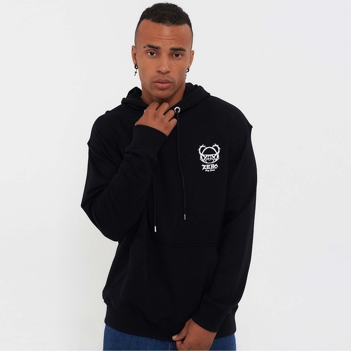 Толстовка мужская, цвет чёрный, размер L (48)