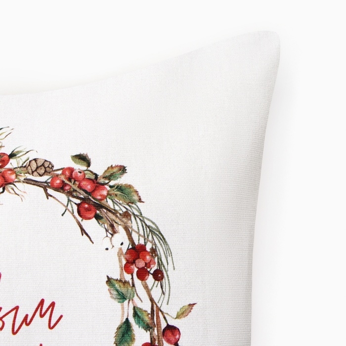 Наволочка декоративная "Этель" Снегири 40х40&plusmn;4 см, 100% хлопок