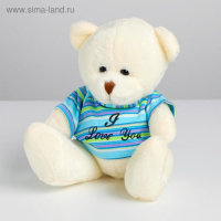 Мягкая игрушка &laquo;Мишка в футболке&raquo;, цвета МИКС