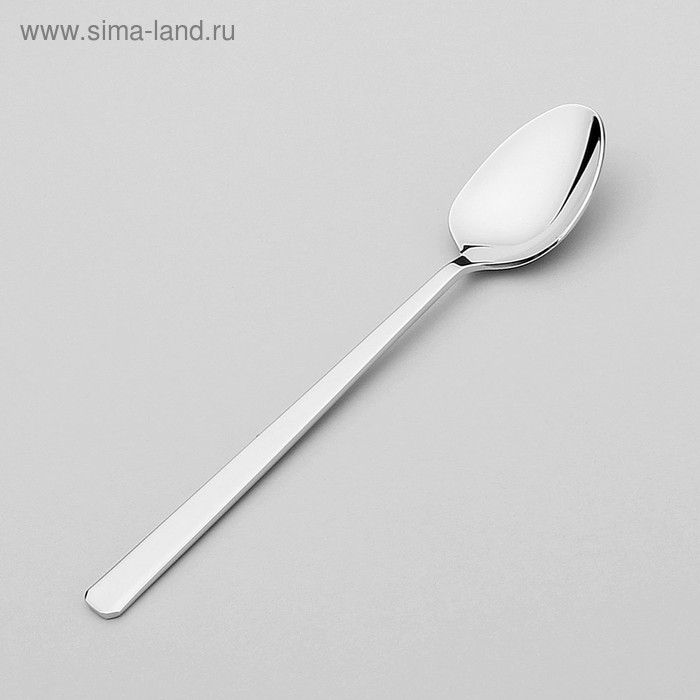 Ложка чайная &laquo;Аметист&raquo;, длина 14 см, толщина 2,5 мм, цвет серебряный