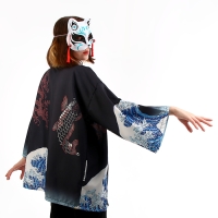 Карнавальный набор &laquo;Кицунэ: волны&raquo;, р. 44&ndash;52: маска, хаори