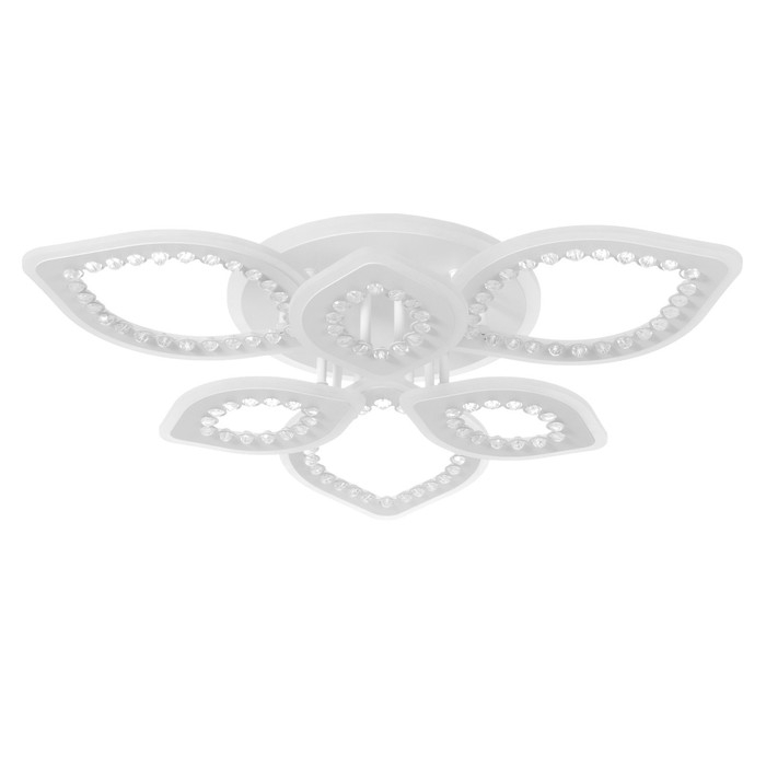 Люстра с ПДУ "Алина" LED 150Вт 3000-6000Вт RGB белый 60х60х13,5см BayerLux